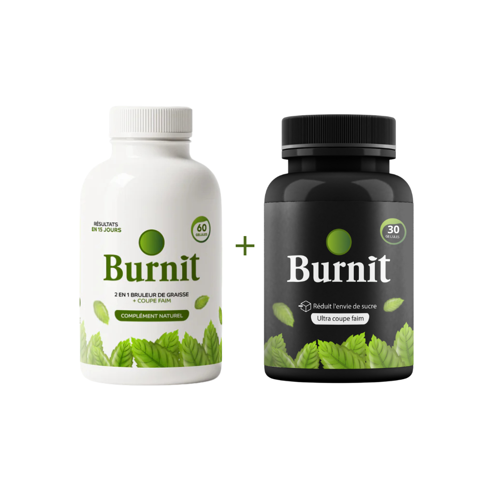 Burnit Ultime Duo : Burnit noir + Burnit blanc