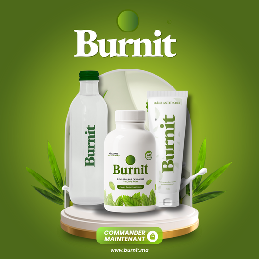 Burnit Pack : Complément + Crème + Bouteille avec Check-list..